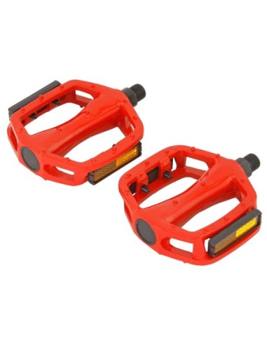 505 Alloy Pedals 9/16 RED.